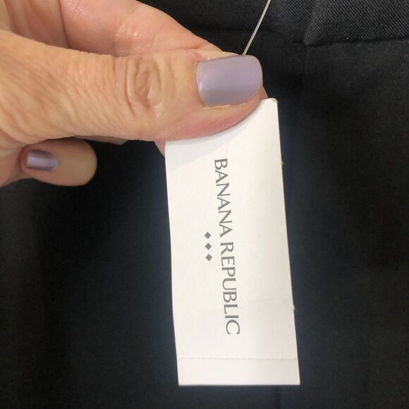 Banana Republic Factory NWT Women's Black Sculpted Stretch Dress Pants Size 10 - Picture 5 of 10